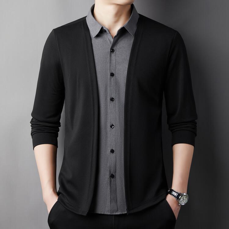 Men’s Casual Two-in-One Shirt Collar Knit Cardigan 130/190/4XL чорний
Men’s Casual Two-in-One Shirt Collar Knit Cardigan 130/190/4XL чорний
