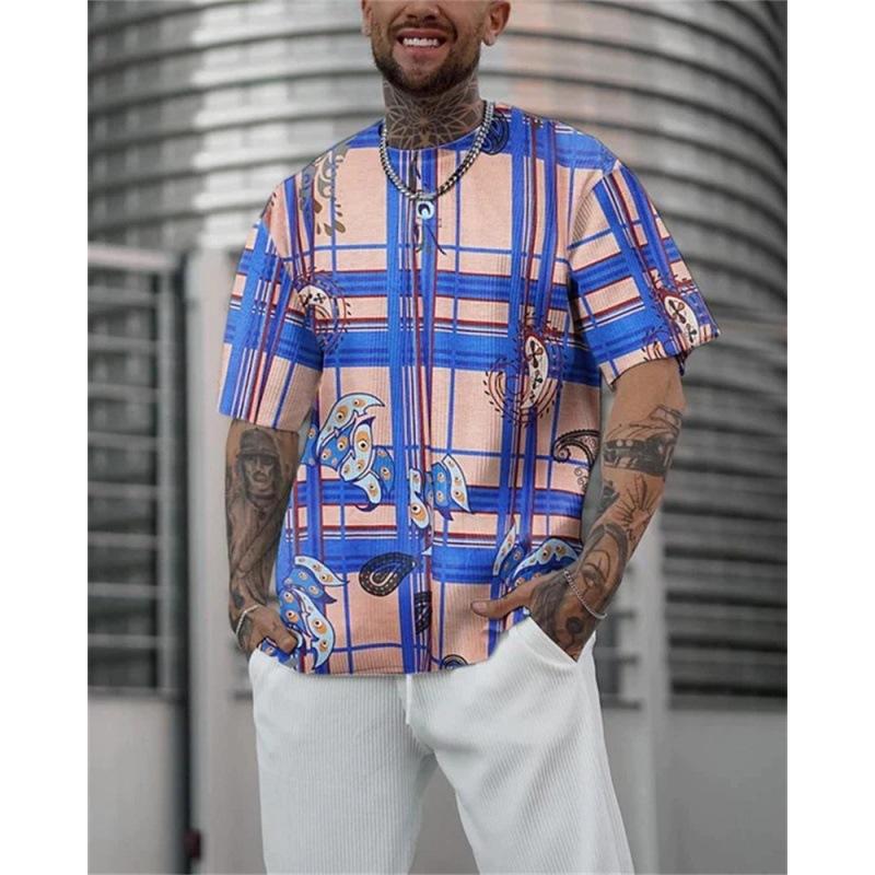 Летняя мужская ретро-футболка с черными и белыми кубическими линиями и геометрическим узором, с крупным принтом, повседневный топ с короткими рукавами 6XL
Летняя мужская ретро-футболка с черными и белыми кубическими линиями и геометрическим узором, с крупным принтом, повседневный топ с короткими рукавами 6XL