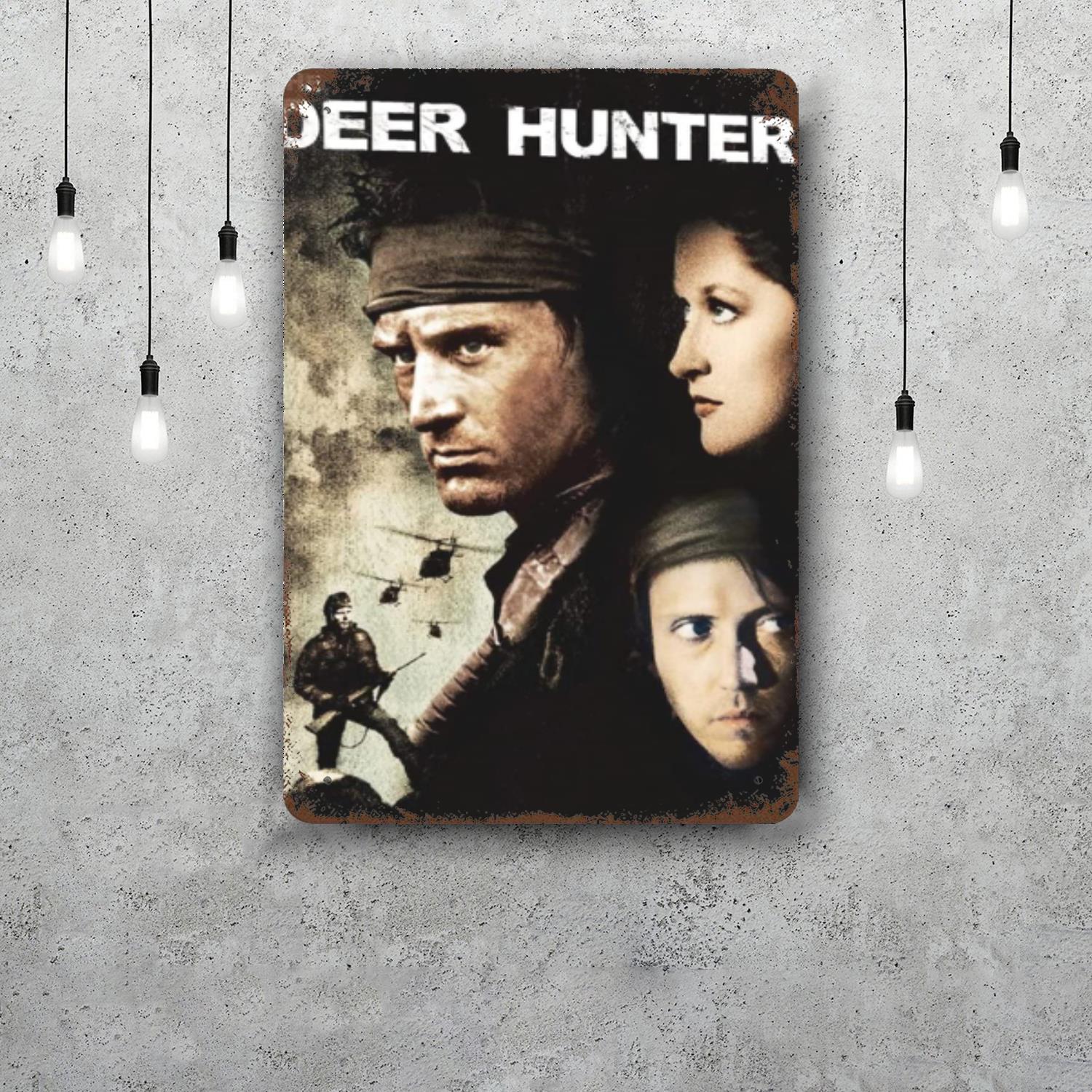deer hunter Movie Decor Poster Vintage Tin Sign Metal Sign Decorative Plaque for Pub Bar Man Cave Club Wall Decoration 20x30cm(7.8x11.8inch)
deer hunter Movie Decor Poster Vintage Tin Sign Metal Sign Decorative Plaque for Pub Bar Man Cave Club Wall Decoration 20x30cm(7.8x11.8inch)