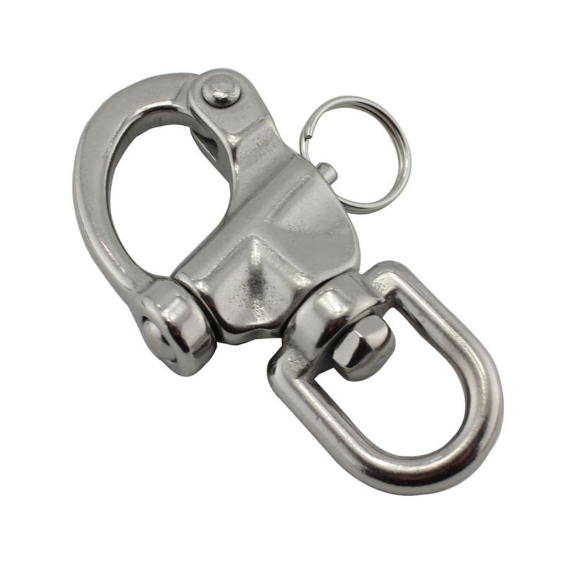 Snap Shackle Stainless Steel Swivel Shackle Sailings Halyards Quick Release Snap Hook Boats Shackle Sailboats Hardware
Snap Shackle Stainless Steel Swivel Shackle Sailings Halyards Quick Release Snap Hook Boats Shackle Sailboats Hardware