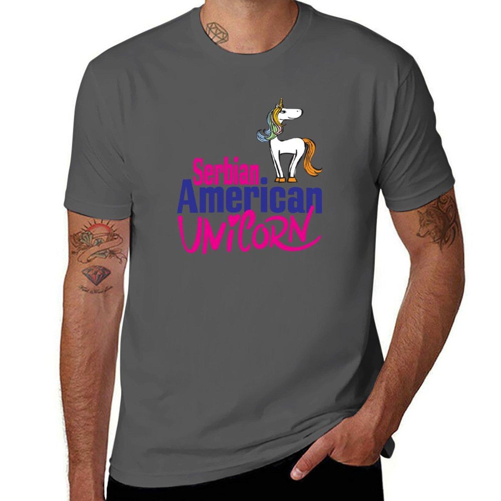 Serbian American Unicorn TShirt anime tshirt man t shirt cotton high quality TShirt 4XL
Serbian American Unicorn TShirt anime tshirt man t shirt cotton high quality TShirt 4XL