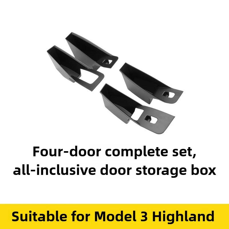 4Pcs Door Handle Storage Box Side Door Box Four-door Inner Handle Decor for Tesla Model Y/Highland Model 3 Car Accessories
4Pcs Door Handle Storage Box Side Door Box Four-door Inner Handle Decor for Tesla Model Y/Highland Model 3 Car Accessories
