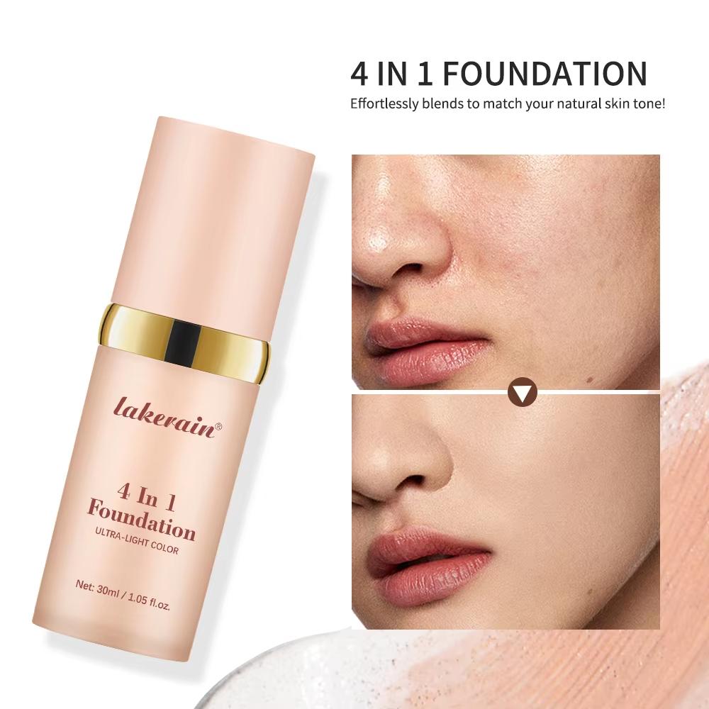 Color Changing Foundation 4 In 1 Moisturizing SPF 30+ Hydrating Color Longwearing Waterproof Travel Coverage Makeup Base
Color Changing Foundation 4 In 1 Moisturizing SPF 30+ Hydrating Color Longwearing Waterproof Travel Coverage Makeup Base