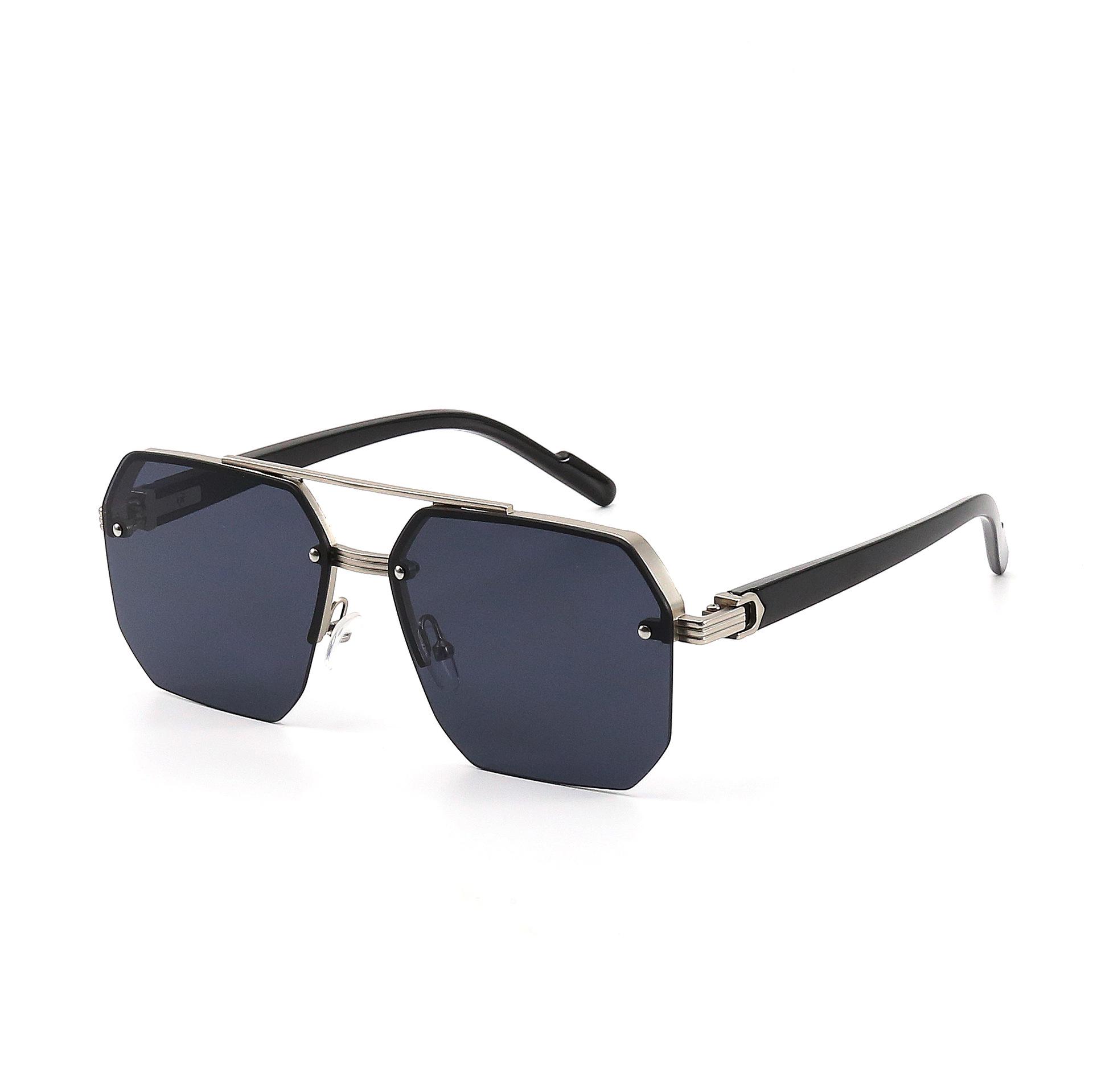 Trendy Polygonal Rimless Double Bridge Sunglasses - Stylish Sunshade Glasses
Trendy Polygonal Rimless Double Bridge Sunglasses - Stylish Sunshade Glasses