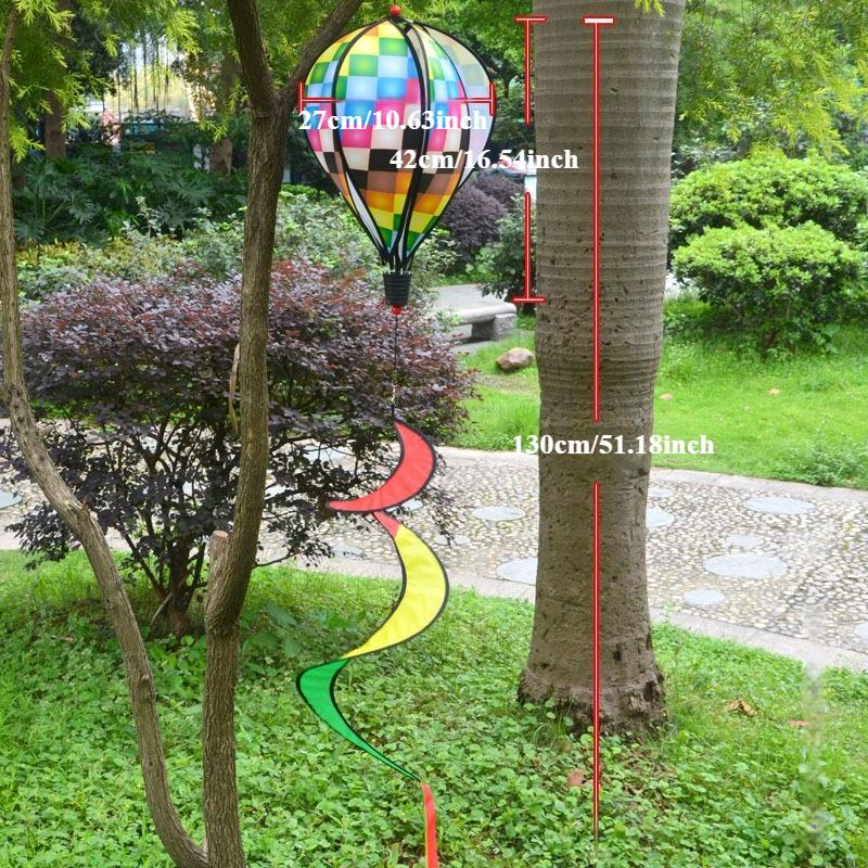 1PC Rainbow Hot Air Balloon Wind Spinner-suitable for Garden, Home, Office, Christmas and Party Decoration /garden Accessories
1PC Rainbow Hot Air Balloon Wind Spinner-suitable for Garden, Home, Office, Christmas and Party Decoration /garden Accessories