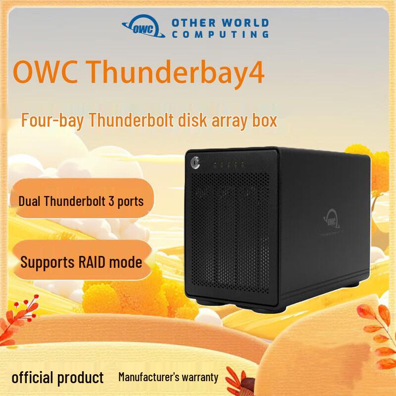 OWC ThunderBay 4 32TB Thunderbolt 3 RAID Storage with SoftRAID
OWC ThunderBay 4 32TB Thunderbolt 3 RAID Storage with SoftRAID