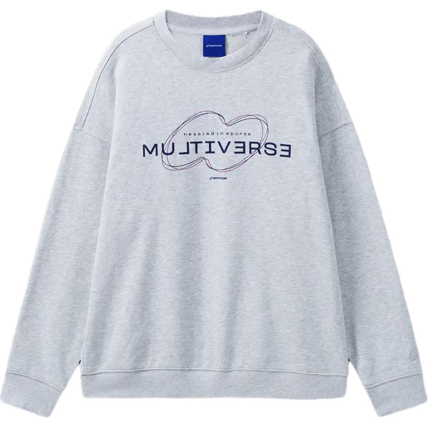 DECATHLON Multiverse Свободный свитшот с круглым вырезом и монограммным принтом, с длинными рукавами, унисекс, серый 2XL/175/120B серый
DECATHLON Multiverse Свободный свитшот с круглым вырезом и монограммным принтом, с длинными рукавами, унисекс, серый 2XL/175/120B серый