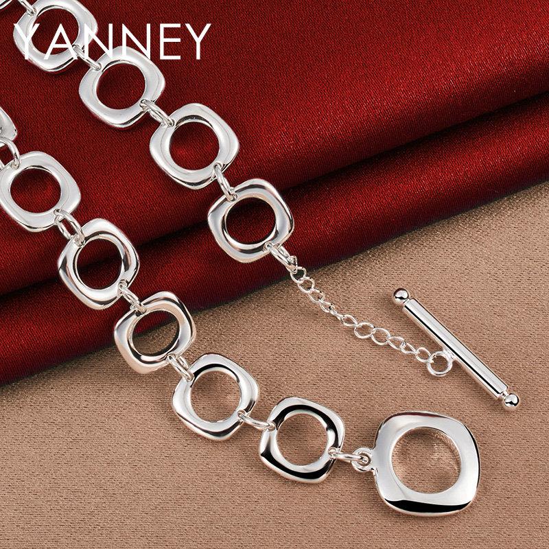 925 Sterling Silver 20 Inches Square Necklace For Women Fashion Wedding Party Gifts Jewelry 50cm 20inches
925 Sterling Silver 20 Inches Square Necklace For Women Fashion Wedding Party Gifts Jewelry 50cm 20inches