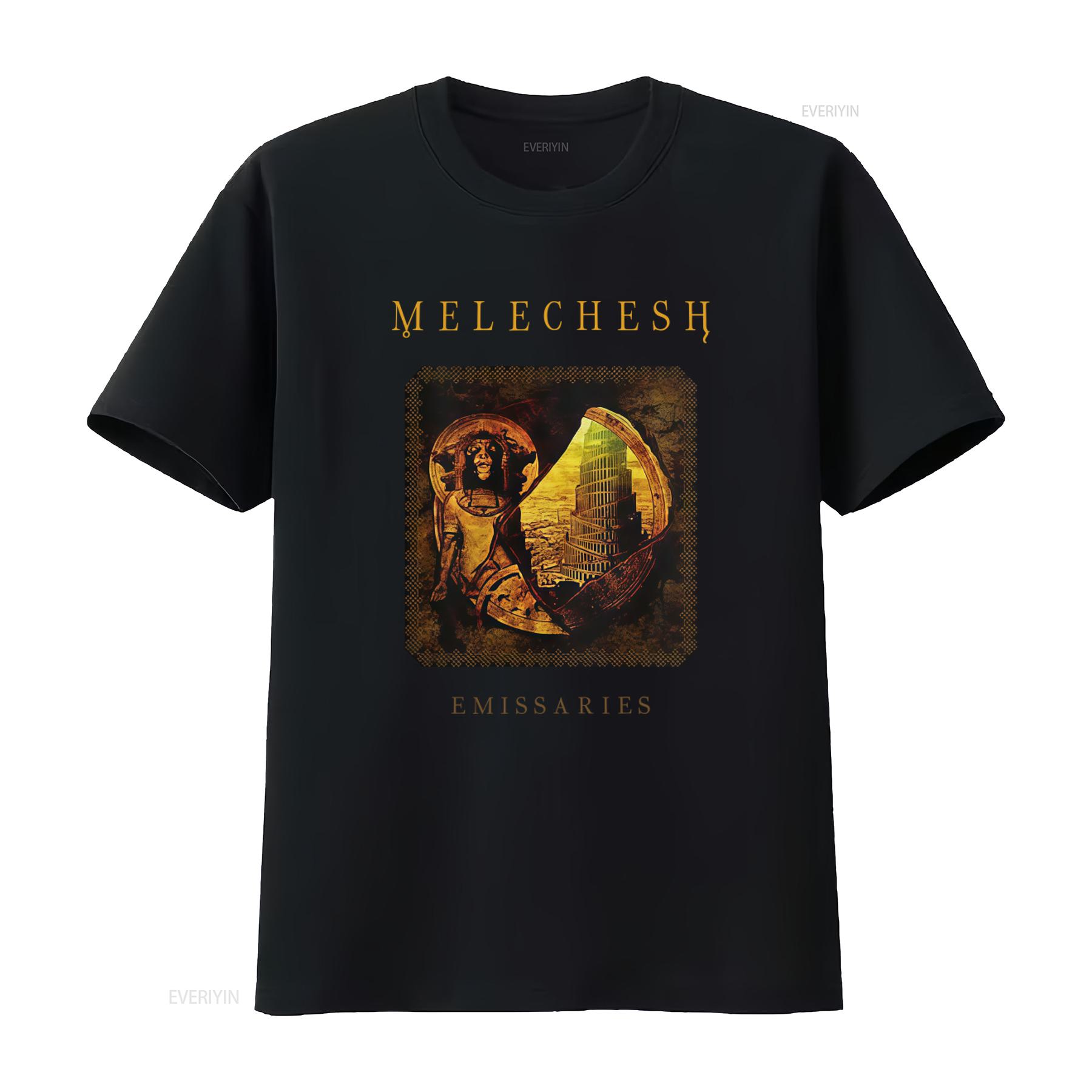 MELECHESH Emissaries T Shirt Ancient Art Tower Print for Premium Quality Cotton vintage Washed Slightly Unisex streetwear 4XL
MELECHESH Emissaries T Shirt Ancient Art Tower Print for Premium Quality Cotton vintage Washed Slightly Unisex streetwear 4XL