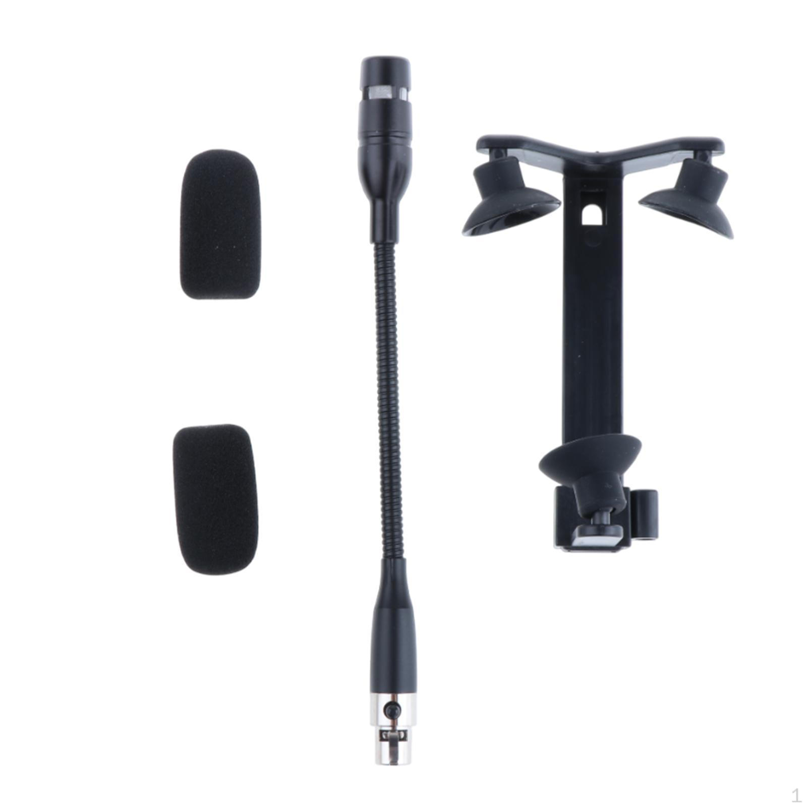 Конденсаторный инструментальный микрофон, микрофон на гибкой стойке, набор зажимов для скрипичного микрофона и 3 Pin for AKG
Конденсаторный инструментальный микрофон, микрофон на гибкой стойке, набор зажимов для скрипичного микрофона и 3 Pin for AKG