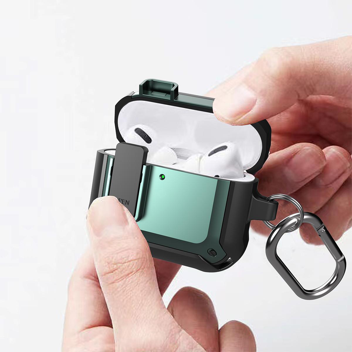 For AirPods 4 Bluetooth-compatible Earphone Cover TPU+PC Anti-Drop Case with Buckle Blue
For AirPods 4 Bluetooth-compatible Earphone Cover TPU+PC Anti-Drop Case with Buckle Blue