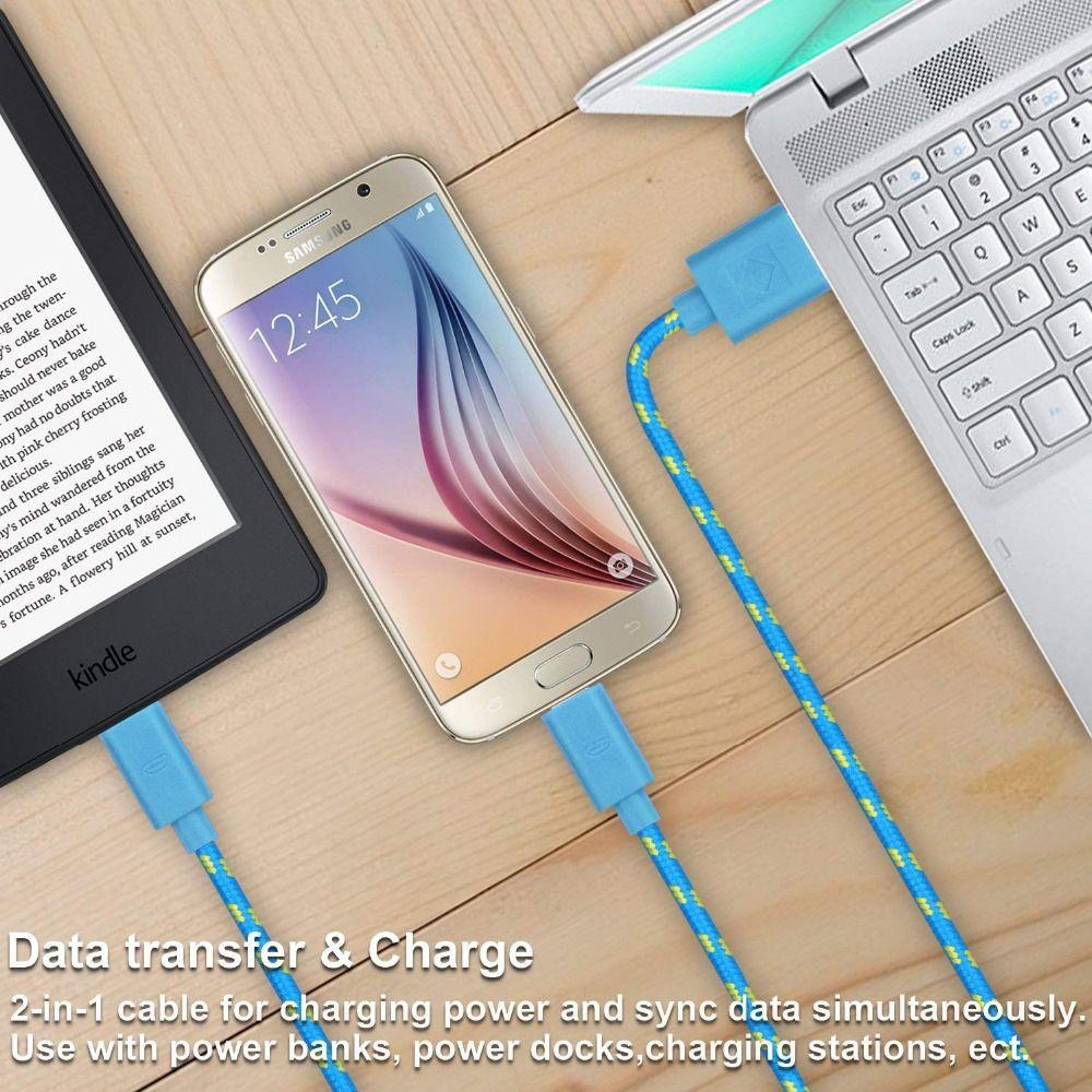 USB Cable Fast Charging Mobile Phone Charger Wire Braided Nylon Data Cable USB Micro USB Cable 2M чорний
USB Cable Fast Charging Mobile Phone Charger Wire Braided Nylon Data Cable USB Micro USB Cable 2M чорний