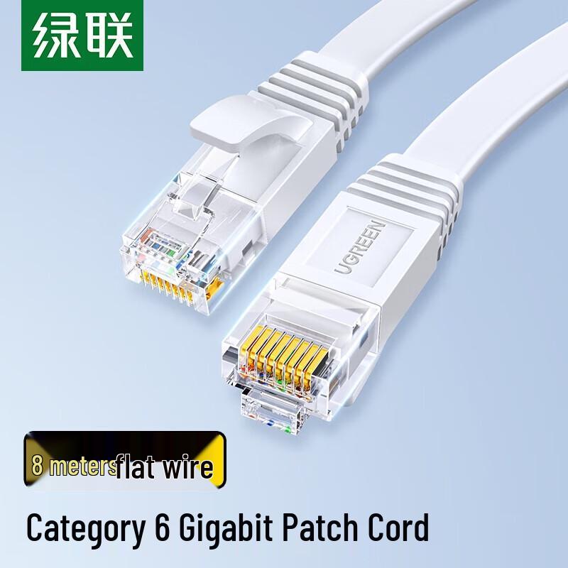 Ugreen Cat6 Flat Gigabit Ethernet Cable
Ugreen Cat6 Flat Gigabit Ethernet Cable