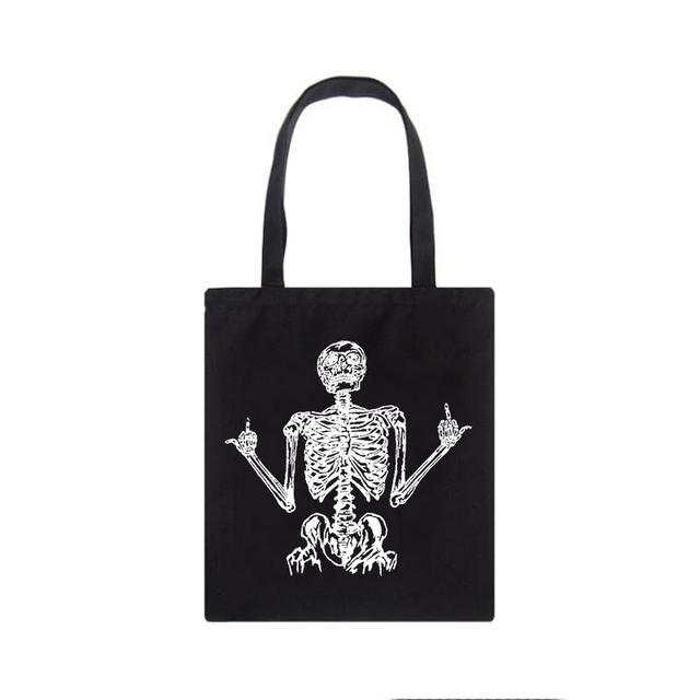 Женская сумка через плечо Y2K в стиле гранж с надписью «Дракон», холщовая сумка с принтом черепа в готическом стиле, повседневная сумка-шоппер в стиле хип-хоп High Street, большая вместительная сумка 29*32cm
Женская сумка через плечо Y2K в стиле гранж с надписью «Дракон», холщовая сумка с принтом черепа в готическом стиле, повседневная сумка-шоппер в стиле хип-хоп High Street, большая вместительная сумка 29*32cm