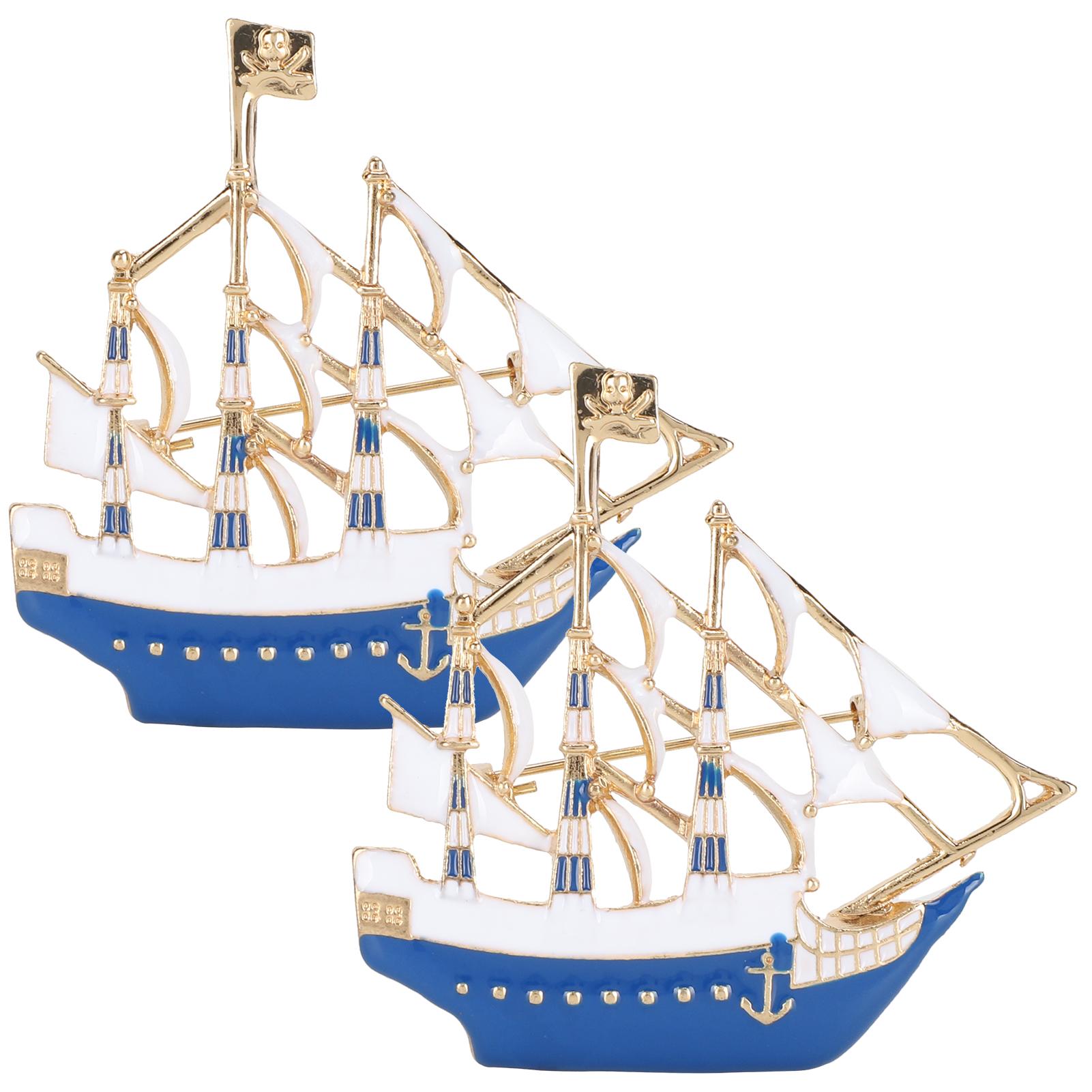 2 шт. Броши в форме парусника унисекс, зажимы для воротника, мультяшный значок, лацкан, аксессуары для рюкзака, синий синий
2 шт. Броши в форме парусника унисекс, зажимы для воротника, мультяшный значок, лацкан, аксессуары для рюкзака, синий синий