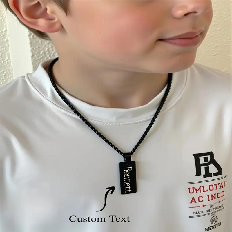 Custom Gold - Plated Boy Necklace, Personalized Engraved Rectangle Pendant, Ideal Birthday & Back - to - School Gift 35cm золотой
Custom Gold - Plated Boy Necklace, Personalized Engraved Rectangle Pendant, Ideal Birthday & Back - to - School Gift 35cm золотой