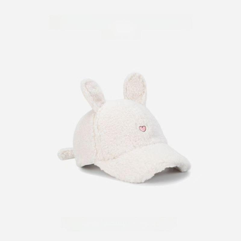 Sheep Fur Baseball Cap For Women Winter Warm Breathable Cute Korean Style білий
Sheep Fur Baseball Cap For Women Winter Warm Breathable Cute Korean Style білий
