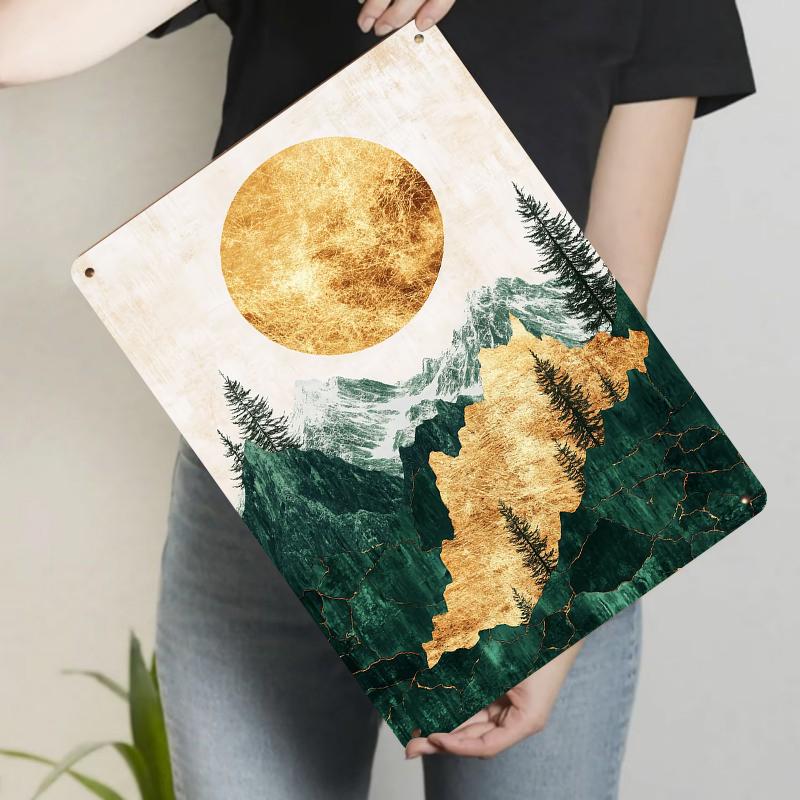 Modern Minimalist Landscape Metal Wall Art Nordic Style Home Decor Mountain Painting 20x30cm(7.8x11.8inch)
Modern Minimalist Landscape Metal Wall Art Nordic Style Home Decor Mountain Painting 20x30cm(7.8x11.8inch)