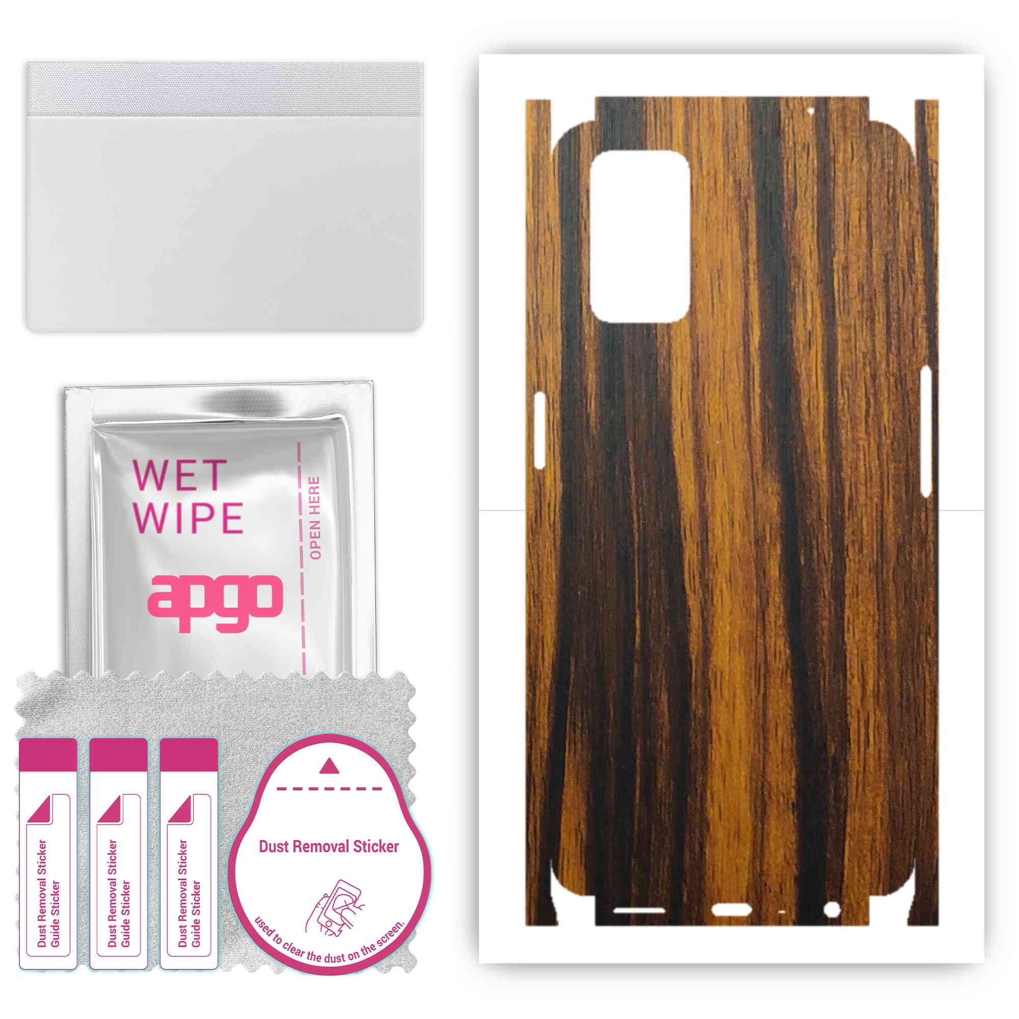 apgo Protective Skin Sticker for the back+sides compatible with Oppo A72, Full Wrap Film, Foil, Vinyl - Pattern Tigerwood
apgo Protective Skin Sticker for the back+sides compatible with Oppo A72, Full Wrap Film, Foil, Vinyl - Pattern Tigerwood