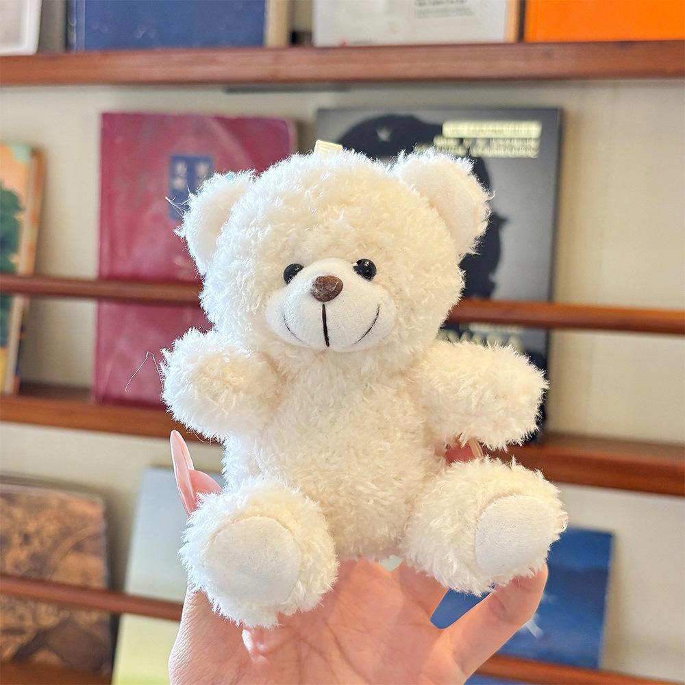 Cute bear doll sweater bear keychain bag pendant creative plush doll couple girlfriend gift pendant 10cm
Cute bear doll sweater bear keychain bag pendant creative plush doll couple girlfriend gift pendant 10cm