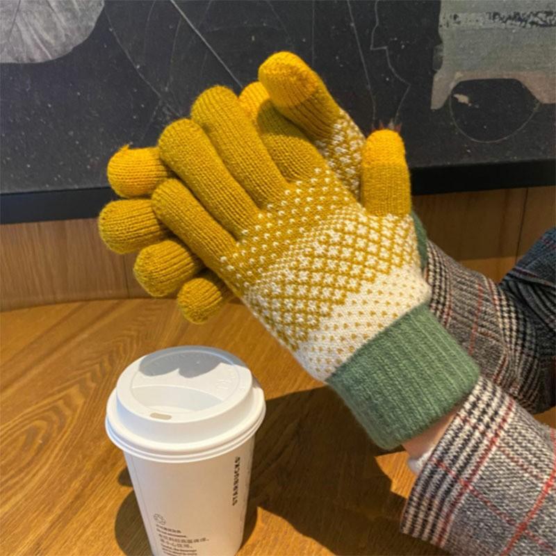 Трикотажные перчатки для мужчин и женщин для зимней езды на велосипеде на открытом воздухе, двухслойные, теплые и морозостойкие, с толстой бархатной пряжей для сенсорных экранов
Трикотажные перчатки для мужчин и женщин для зимней езды на велосипеде на открытом воздухе, двухслойные, теплые и морозостойкие, с толстой бархатной пряжей для сенсорных экранов