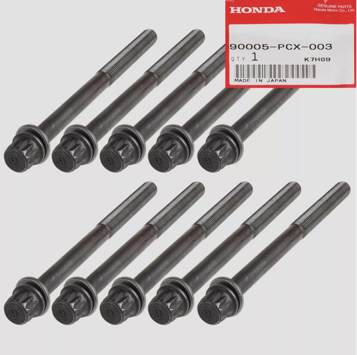 Оригинальный болт головки блока цилиндров HONDA OEM INTEGRA DC2 B18C VTEC 90006-P72-003 (x10)
Оригинальный болт головки блока цилиндров HONDA OEM INTEGRA DC2 B18C VTEC 90006-P72-003 (x10)