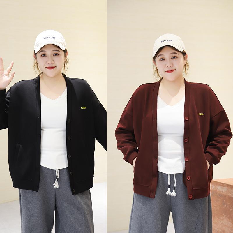 Autumn 2025 Korean Style V-Neck Loose Fit Plus Size Women s Cardigan Coat 8XL (260-300 jin) чорний
Autumn 2025 Korean Style V-Neck Loose Fit Plus Size Women s Cardigan Coat 8XL (260-300 jin) чорний