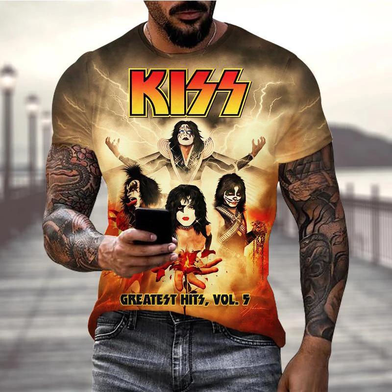 Футболки Rock Band Kiss 3D-друк Чоловіки Жінки Мода Крута Футболка З коротким рукавом Хіп-хоп Вуличний одяг Харадзюку L
Футболки Rock Band Kiss 3D-друк Чоловіки Жінки Мода Крута Футболка З коротким рукавом Хіп-хоп Вуличний одяг Харадзюку L