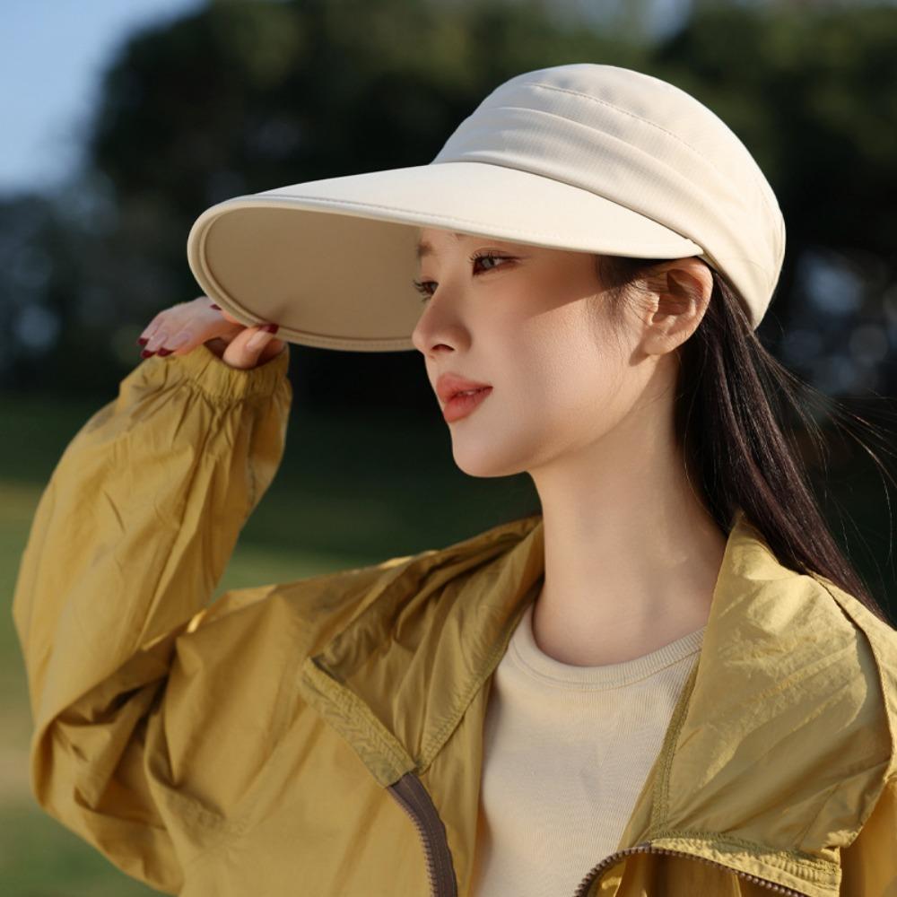 Horsetail Hole Cover Face Cap Long Brim Sunscreen Baseball Cap Fashion Women Sun Hat Ladies/Girls бежевий
Horsetail Hole Cover Face Cap Long Brim Sunscreen Baseball Cap Fashion Women Sun Hat Ladies/Girls бежевий