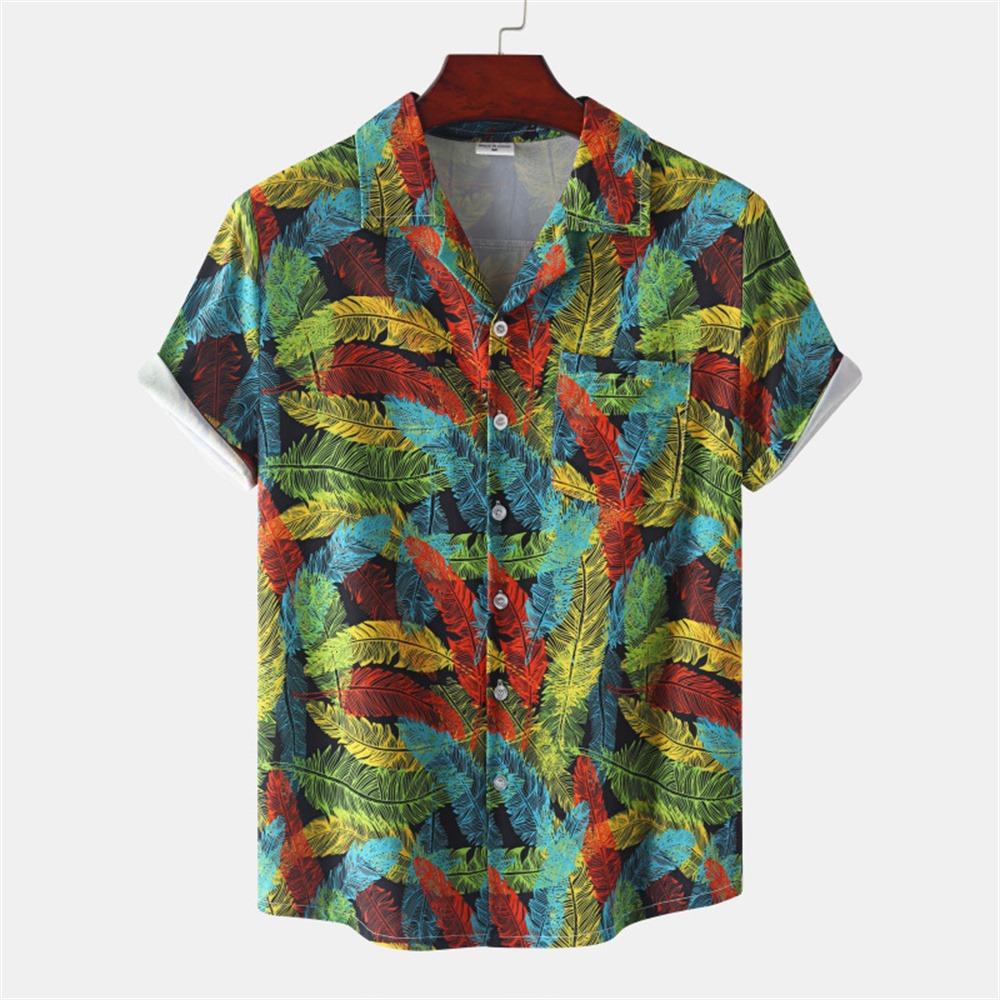 Seaside Vacation Quick-drying Clothes Loose Floral Tops Hawaiian Flamingo Print Beach Shirts Men s Short-sleeved Casual Shirt XL
Seaside Vacation Quick-drying Clothes Loose Floral Tops Hawaiian Flamingo Print Beach Shirts Men s Short-sleeved Casual Shirt XL