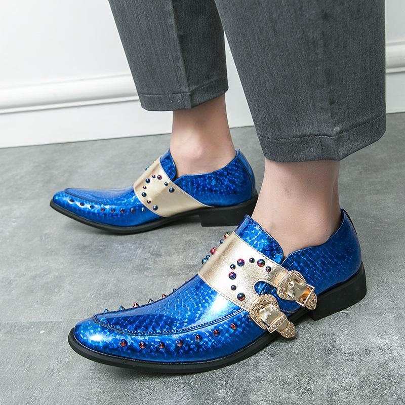 Large Size Men s Pointed Leather Shoes Hairstylist Men s Shoes Night Club Patent Leather Shoes Men s Rivet Leather Shoes British Leather Shoes 37 зелений
Large Size Men s Pointed Leather Shoes Hairstylist Men s Shoes Night Club Patent Leather Shoes Men s Rivet Leather Shoes British Leather Shoes 37 зелений