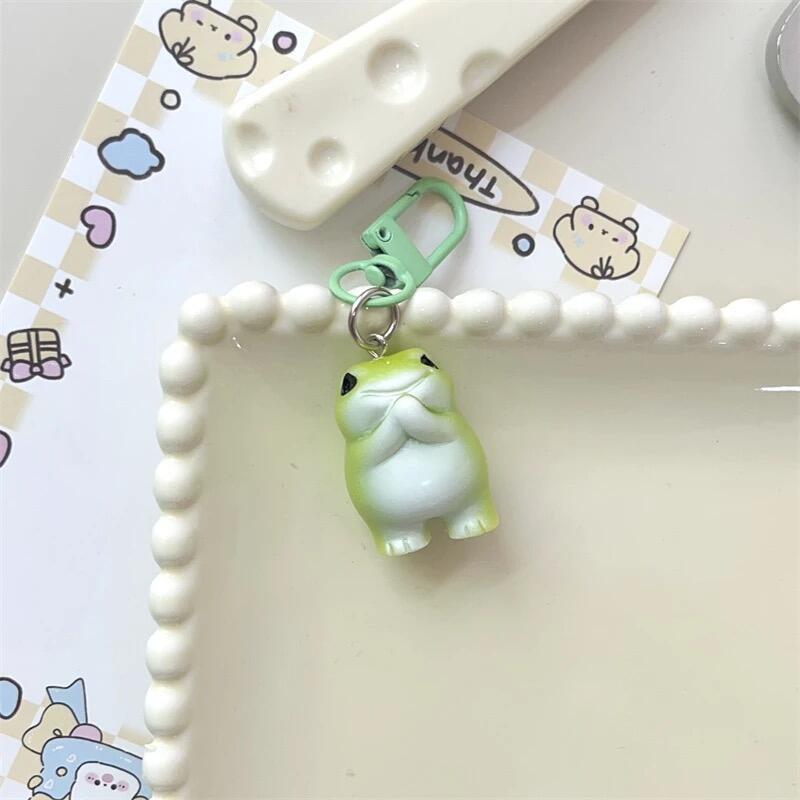 1/6Pcs Animal Keychain Funny Green Frogs Resin Charms Pendant DIY Phone Chains Accessory For Jewelry Making Bag Decoration
1/6Pcs Animal Keychain Funny Green Frogs Resin Charms Pendant DIY Phone Chains Accessory For Jewelry Making Bag Decoration