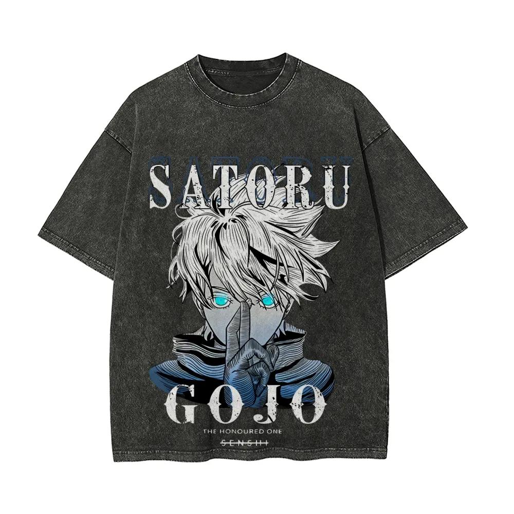 Satoru Gojo Honoured One Tshirt Jujutsu Kaisen Six Eyes T Vintage Washed Oversized Retro Anime Harajuku Streetwear Graphic Top M
Satoru Gojo Honoured One Tshirt Jujutsu Kaisen Six Eyes T Vintage Washed Oversized Retro Anime Harajuku Streetwear Graphic Top M