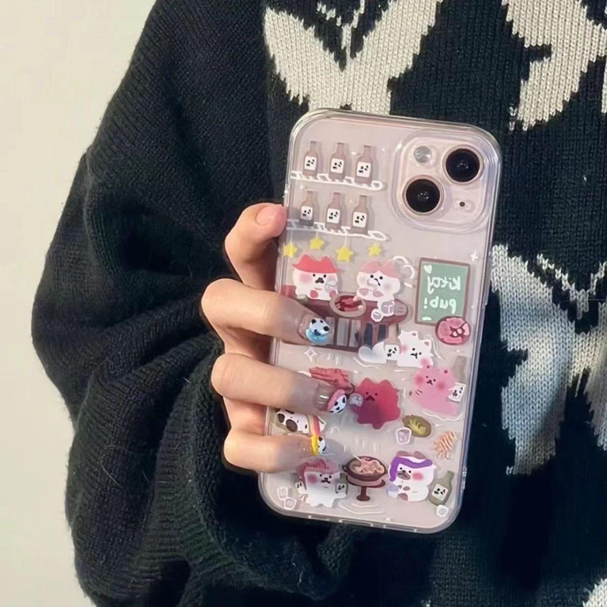 Мультяшный кот Вечеринка Мягкий чехол для iPhone 13/14/15 Pro Max iPhone 16 Pro Max
Мультяшный кот Вечеринка Мягкий чехол для iPhone 13/14/15 Pro Max iPhone 16 Pro Max