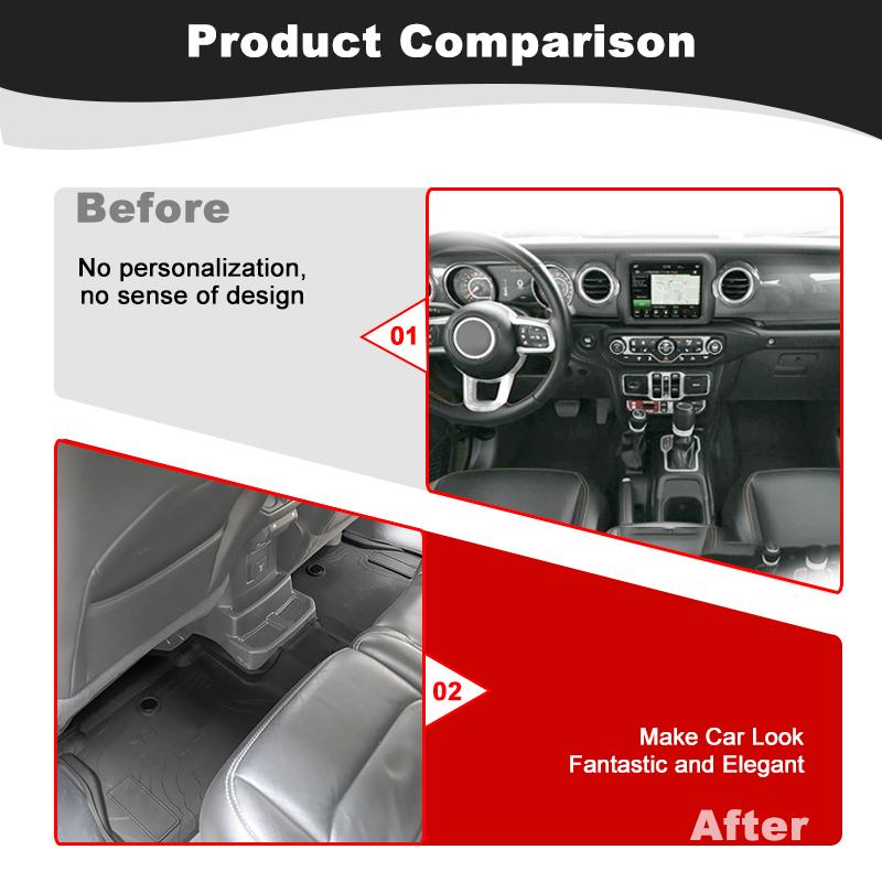 Floor Mats for Jeep Wrangler JL 2018 2022 TPE Antislip Rear Carpet Floor Mat Accessories for Wrangler jl
Floor Mats for Jeep Wrangler JL 2018 2022 TPE Antislip Rear Carpet Floor Mat Accessories for Wrangler jl