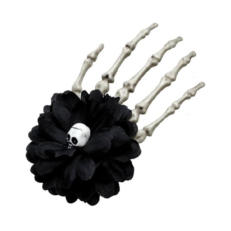 Rose Skeleton Hands Hair Clips Skull Bone Shape Hairpins Halloween Party Hair Accessories Punk Rock Hair Barrettes чорний
Rose Skeleton Hands Hair Clips Skull Bone Shape Hairpins Halloween Party Hair Accessories Punk Rock Hair Barrettes чорний