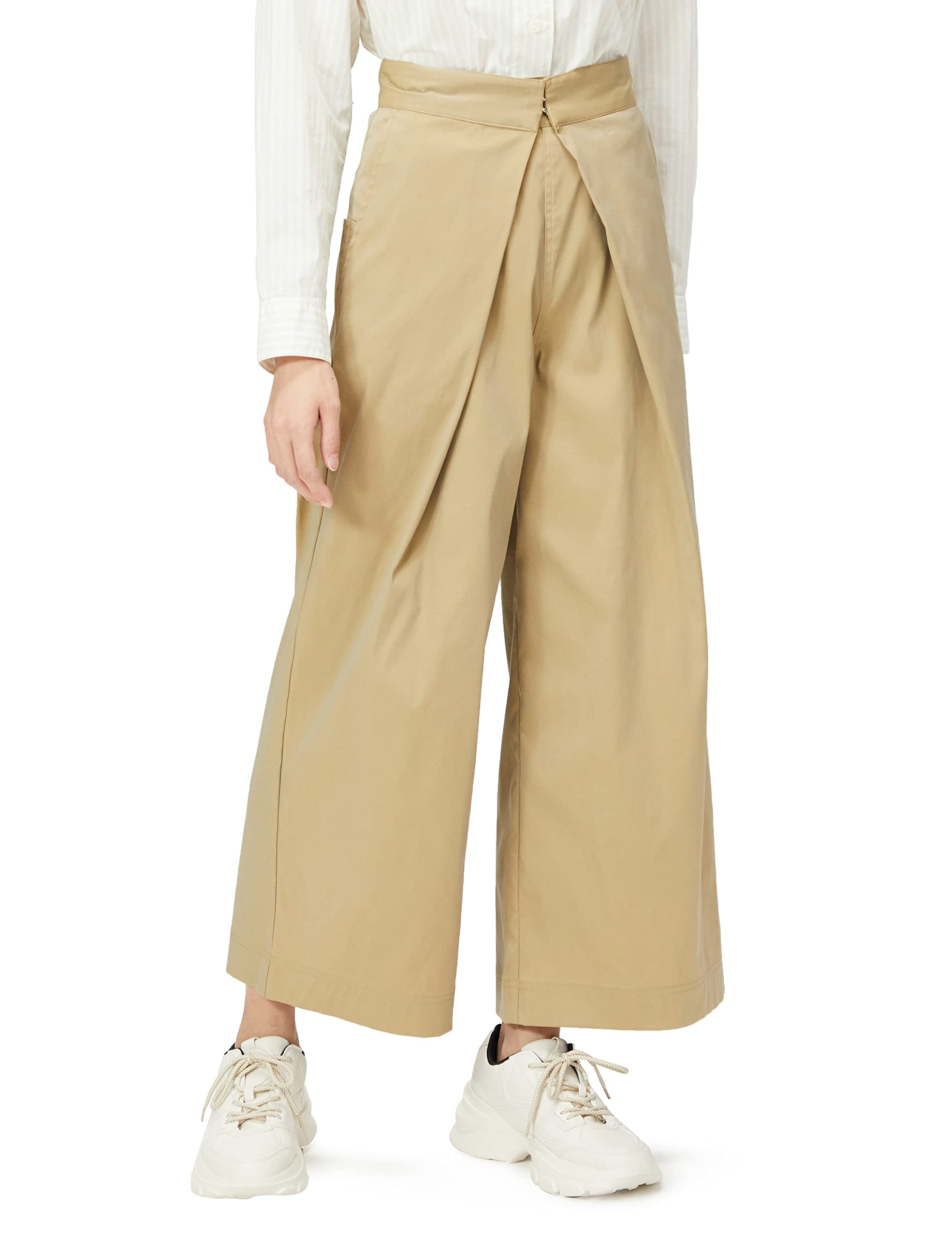 Женские широкие брюки чинос Emi с защипами спереди (13WFP232003)
Женские широкие брюки чинос Emi с защипами спереди (13WFP232003)