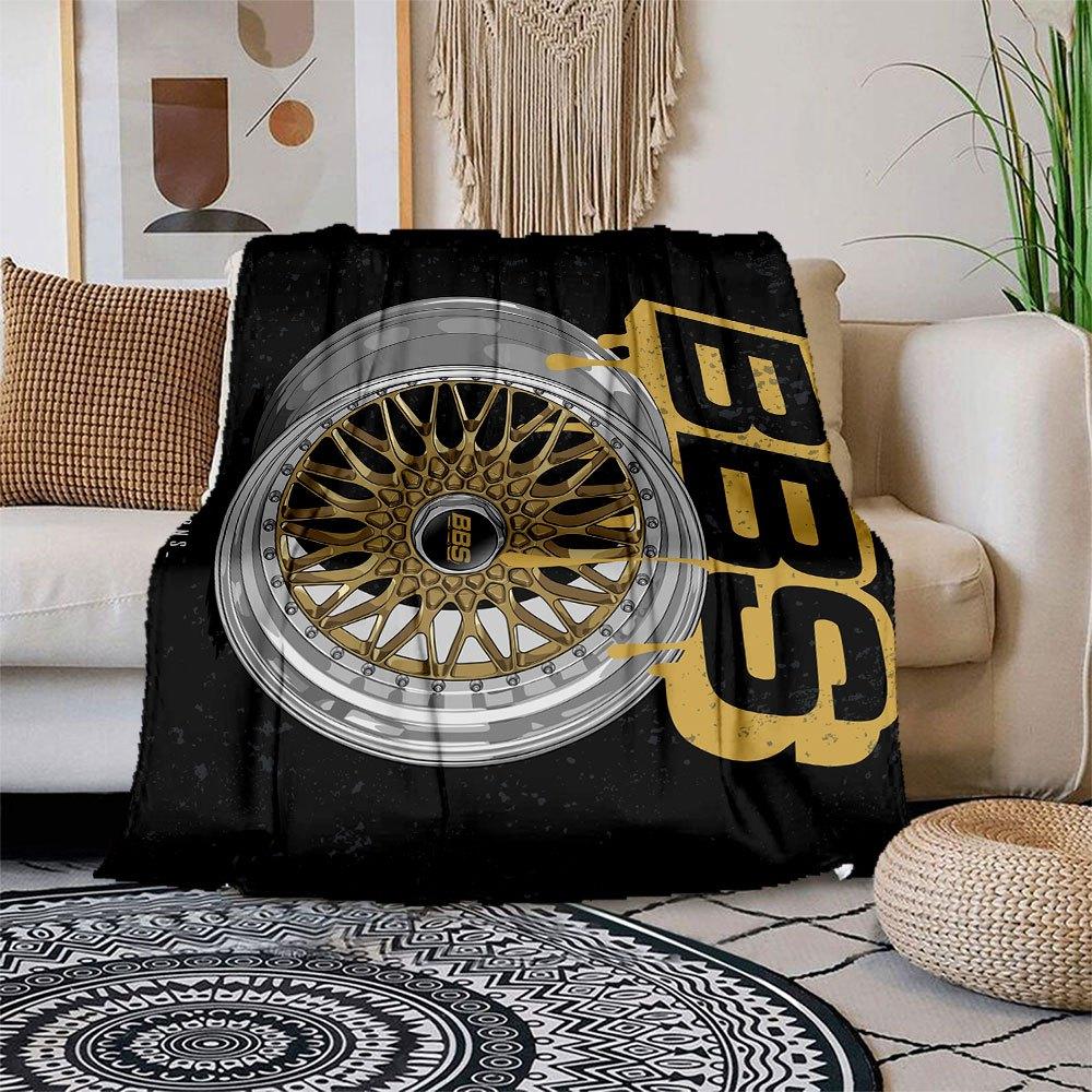 Gold BBS Wheel with Crown Logo LP Designs Blanket Flannel Throw Blanket for Sofa, Bed, Travel, Camping, Office, Couch, Chair, And Bed Gift 150x180cm
Gold BBS Wheel with Crown Logo LP Designs Blanket Flannel Throw Blanket for Sofa, Bed, Travel, Camping, Office, Couch, Chair, And Bed Gift 150x180cm