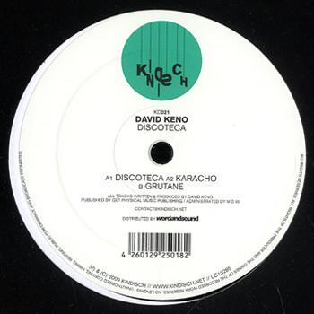 12inch Record DAVID KENO - Discoteca KD021 Kindisch 2009 Germany Dance & Electronica Used
12inch Record DAVID KENO - Discoteca KD021 Kindisch 2009 Germany Dance & Electronica Used