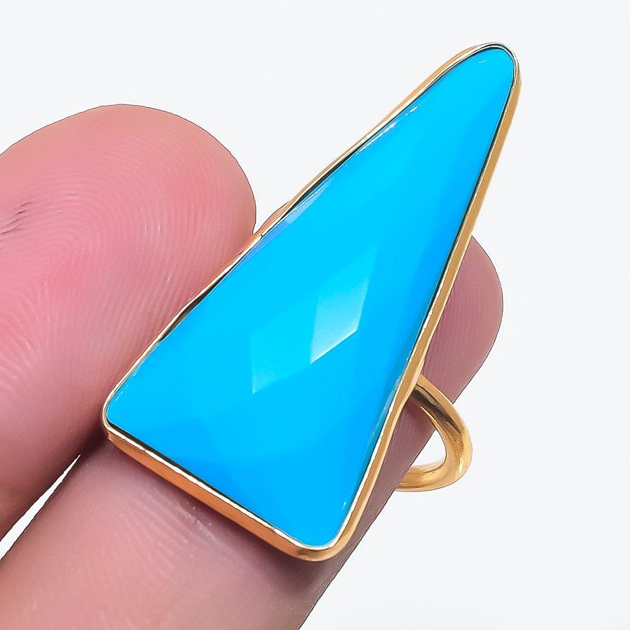 Arizona Turquoise Gemstone Handmade 925 Sterling Silver Jewelry Ring Size 7 KJ-1321
Arizona Turquoise Gemstone Handmade 925 Sterling Silver Jewelry Ring Size 7 KJ-1321