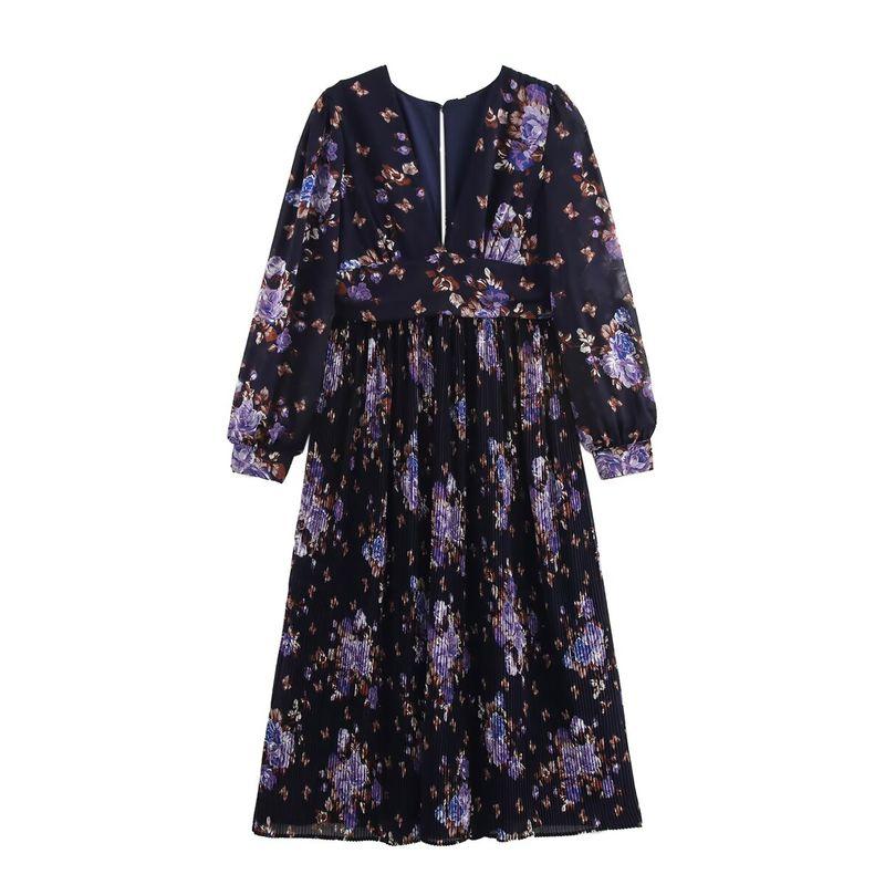 Kaslead New Arrival Women s Clothing Fashion Style Fashion Minimalist Loose Chiffon Print Pleated Dress Flower color L
Kaslead New Arrival Women s Clothing Fashion Style Fashion Minimalist Loose Chiffon Print Pleated Dress Flower color L