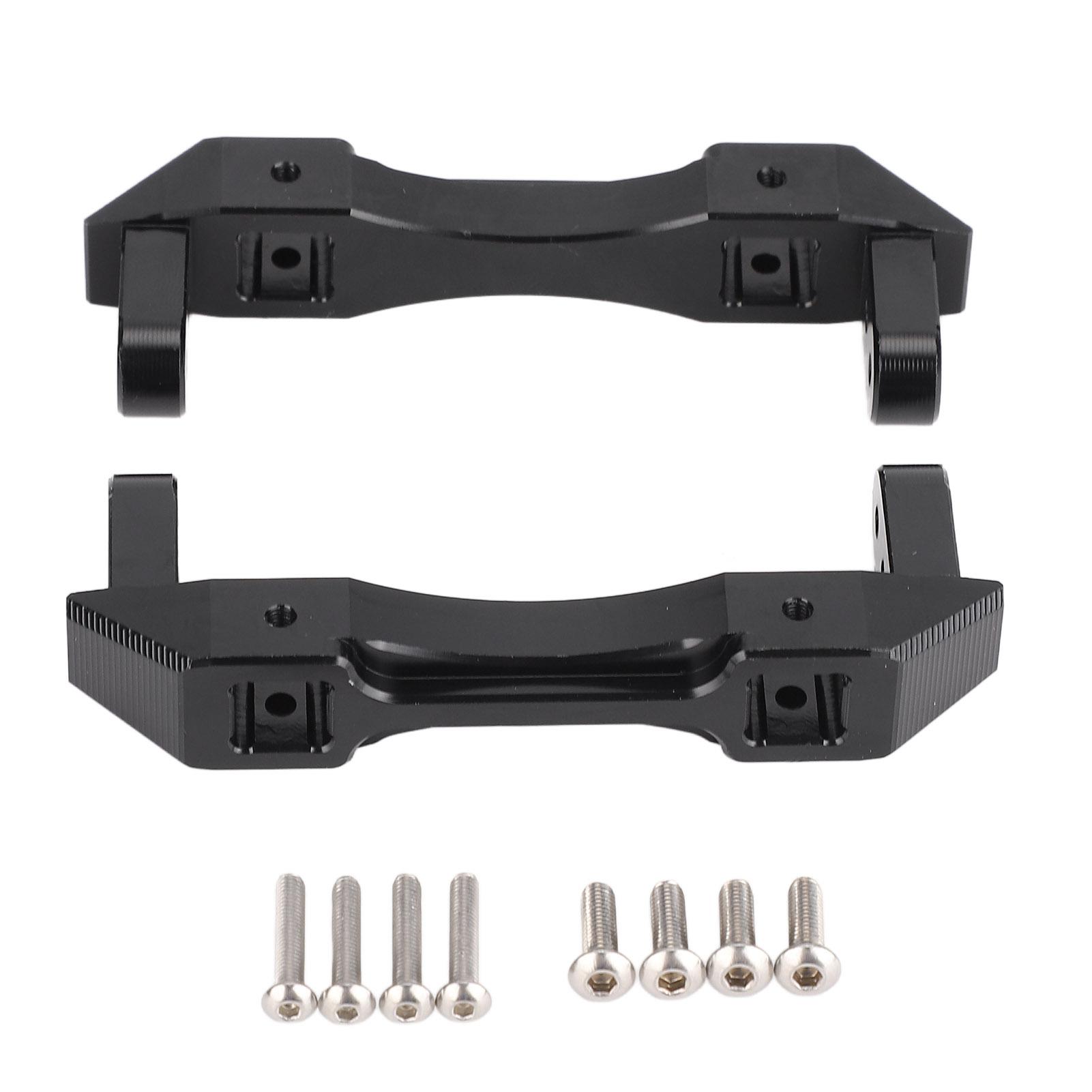 2Pcs RC Bumper Bracket 1/10 LCG Black Aluminium Alloy Wear Resistant RC Bumper Mount Bracket for 1/10 LCG Bumper
2Pcs RC Bumper Bracket 1/10 LCG Black Aluminium Alloy Wear Resistant RC Bumper Mount Bracket for 1/10 LCG Bumper