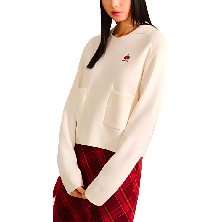 Anta X Kirsh Collaboration Sports Lifestyle Series Good Things Happen Casual Simple Solid Color Loose Knit Sweater Women tops Ivory 962518712-2 S
Anta X Kirsh Collaboration Sports Lifestyle Series Good Things Happen Casual Simple Solid Color Loose Knit Sweater Women tops Ivory 962518712-2 S