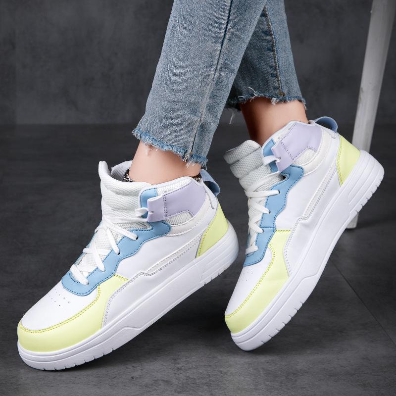 Spring and summer high-top fashion casual large size outdoor non-slip platform tide shoes couple sports 35 білий
Spring and summer high-top fashion casual large size outdoor non-slip platform tide shoes couple sports 35 білий