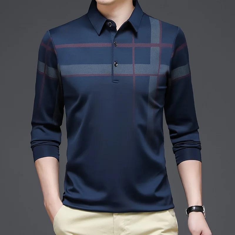 Spring Autumn Casual T-shirt Men Long Sleeve Turn Down Collor Graphic T Shirts Men Soft Material Slim Fit Men Tops M синий
Spring Autumn Casual T-shirt Men Long Sleeve Turn Down Collor Graphic T Shirts Men Soft Material Slim Fit Men Tops M синий