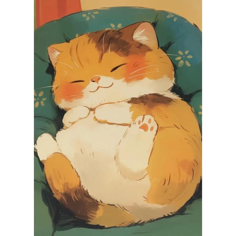 Sleeping Chubby Cat in Sofa Cute Posters and Prints Canvas Printing Modern Wall Art Picture for Living Room Home Decor Gifts 21X30CMNo Framed
Sleeping Chubby Cat in Sofa Cute Posters and Prints Canvas Printing Modern Wall Art Picture for Living Room Home Decor Gifts 21X30CMNo Framed