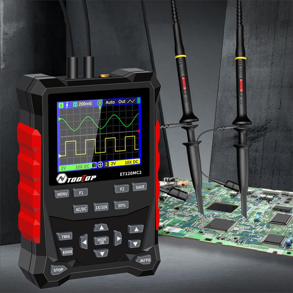 Digital Oscilloscope 320x240 Pixels Color Screen Portable Digital Oscilloscope Signal Generator Professional Oscilloscope
Digital Oscilloscope 320x240 Pixels Color Screen Portable Digital Oscilloscope Signal Generator Professional Oscilloscope