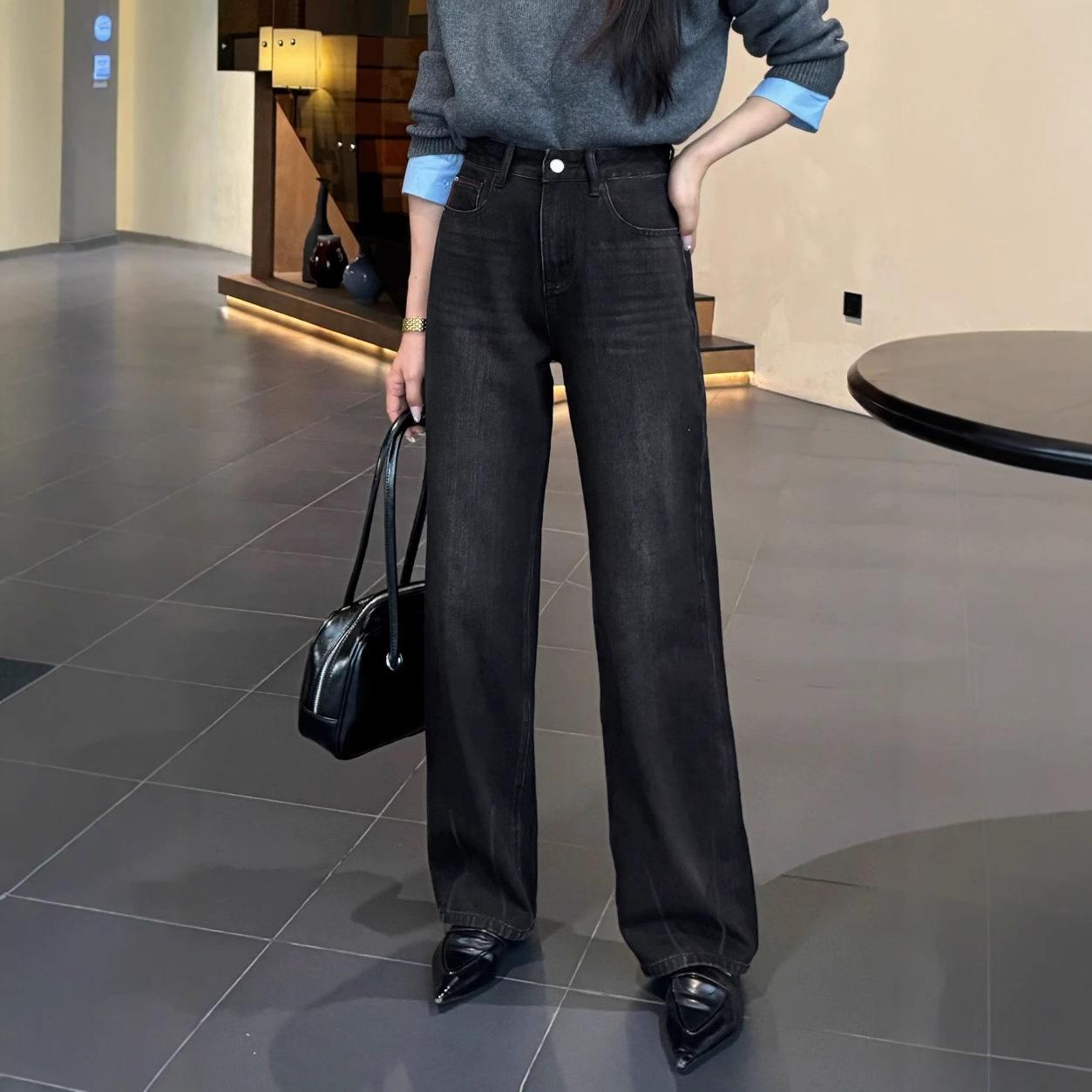 Women s Yellow Flower Slimming Black Jeans - Flocked Straight & Wide Leg, 2025 Autumn/Winter Warm Tea Length. 2X Large
Women s Yellow Flower Slimming Black Jeans - Flocked Straight & Wide Leg, 2025 Autumn/Winter Warm Tea Length. 2X Large