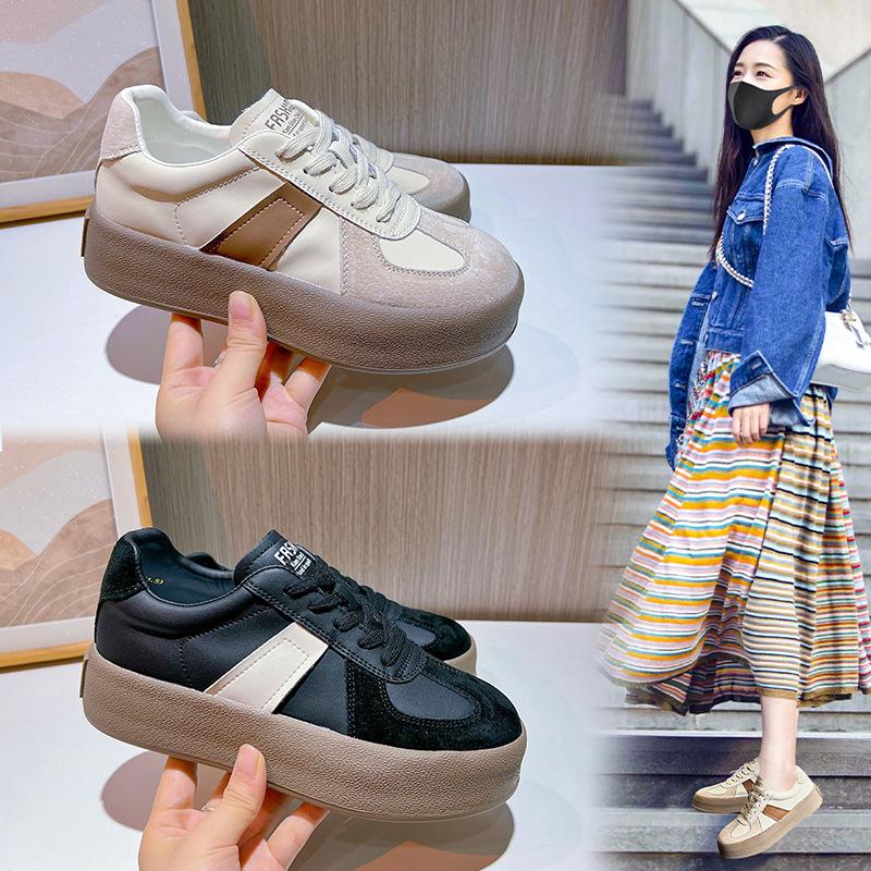 Leather German training shoes women s 2025 spring new flat-bottomed low-top board shoes versatile little white shoes women s casual retro women s sh 40 бежевий
Leather German training shoes women s 2025 spring new flat-bottomed low-top board shoes versatile little white shoes women s casual retro women s sh 40 бежевий