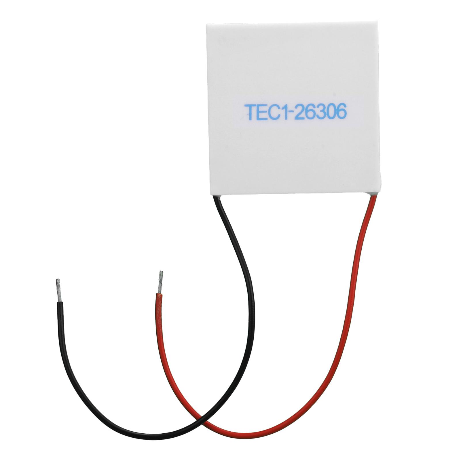 Thermoelectric Cooling Plate Semiconductor Cooler Heatsink TEC1‑26306 50 x 50mm 24V 6A
Thermoelectric Cooling Plate Semiconductor Cooler Heatsink TEC1‑26306 50 x 50mm 24V 6A